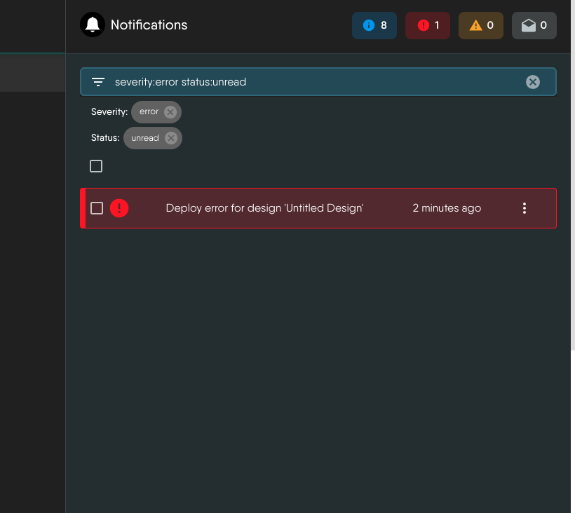 Notification Center Filtering